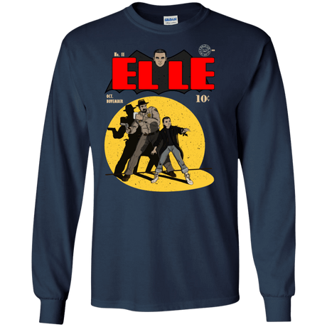 T-Shirts Navy / S Elle N11 Men's Long Sleeve T-Shirt