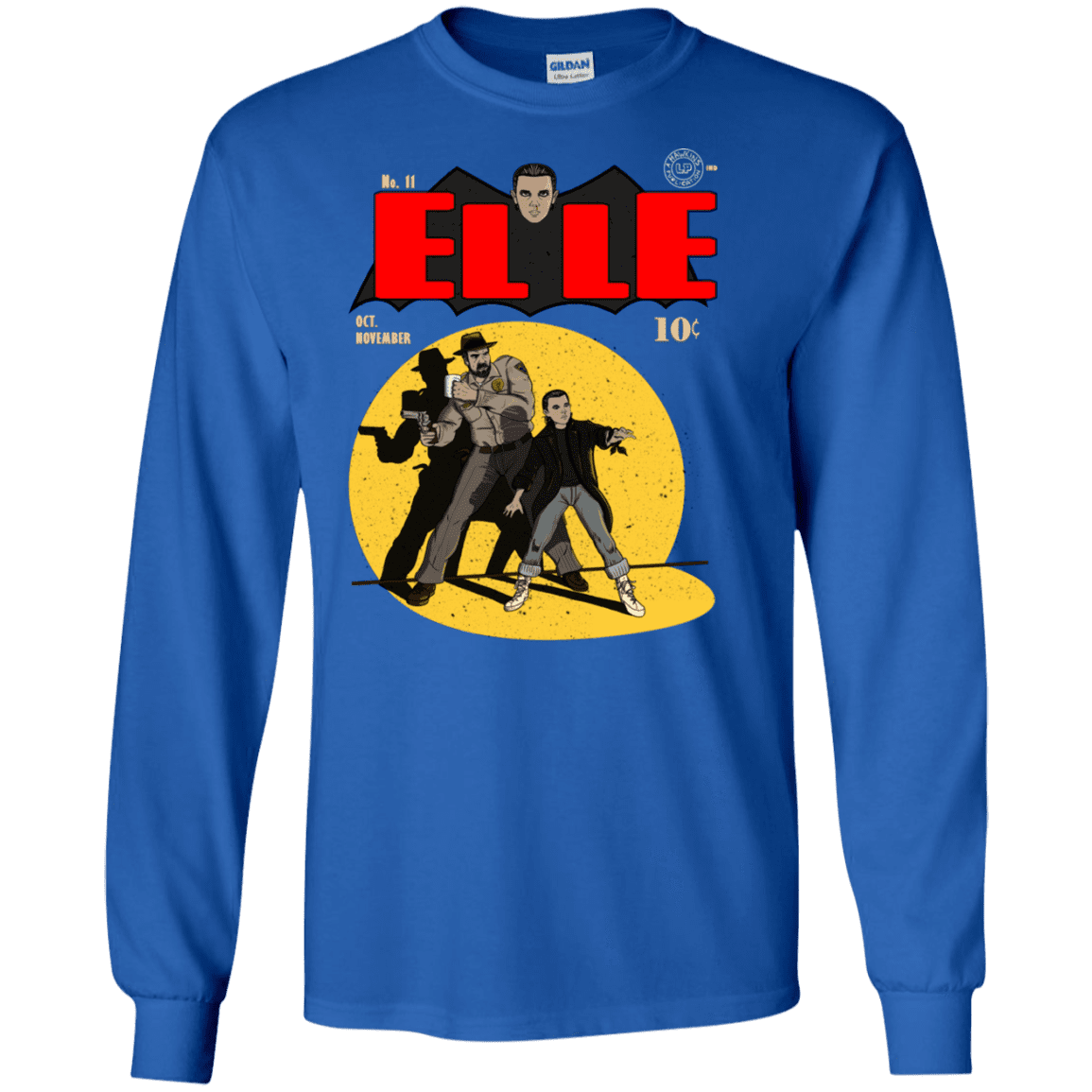 T-Shirts Royal / S Elle N11 Men's Long Sleeve T-Shirt