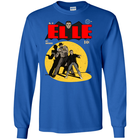 T-Shirts Royal / S Elle N11 Men's Long Sleeve T-Shirt