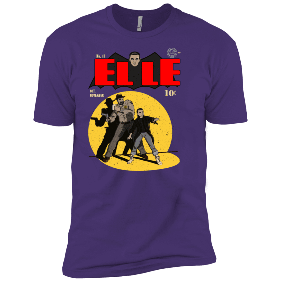 T-Shirts Purple Rush/ / X-Small Elle N11 Men's Premium T-Shirt
