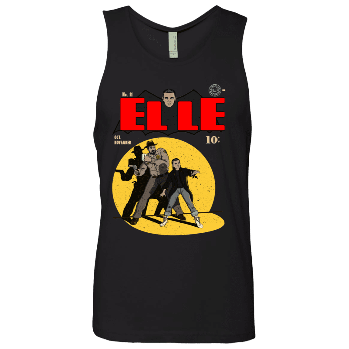T-Shirts Black / S Elle N11 Men's Premium Tank Top
