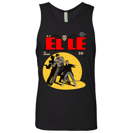 T-Shirts Black / S Elle N11 Men's Premium Tank Top