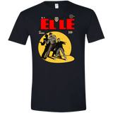 T-Shirts Black / X-Small Elle N11 Men's Semi-Fitted Softstyle