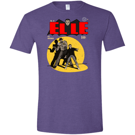 T-Shirts Heather Purple / S Elle N11 Men's Semi-Fitted Softstyle