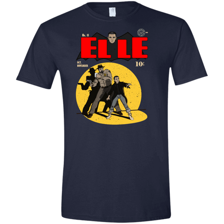 T-Shirts Navy / X-Small Elle N11 Men's Semi-Fitted Softstyle