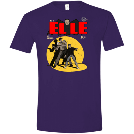 T-Shirts Purple / S Elle N11 Men's Semi-Fitted Softstyle