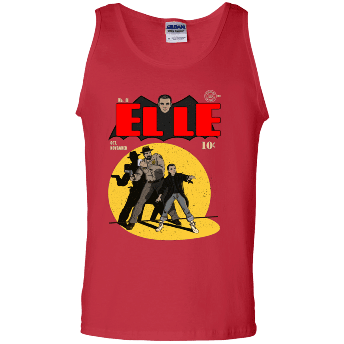 T-Shirts Red / S Elle N11 Men's Tank Top