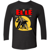 T-Shirts Vintage Black/Vintage Black / X-Small Elle N11 Men's Triblend 3/4 Sleeve