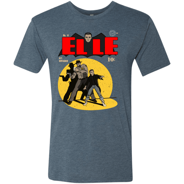 T-Shirts Indigo / S Elle N11 Men's Triblend T-Shirt