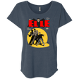 T-Shirts Indigo / X-Small Elle N11 Triblend Dolman Sleeve