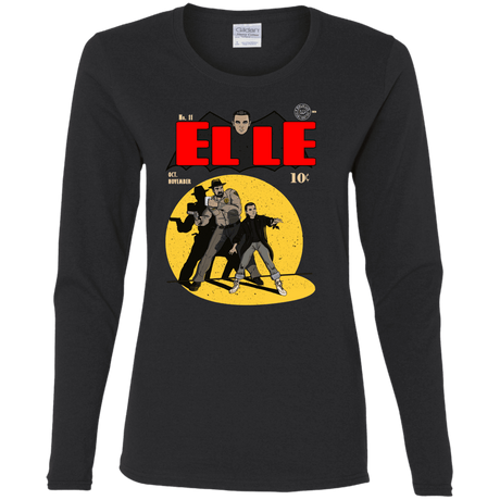 T-Shirts Black / S Elle N11 Women's Long Sleeve T-Shirt