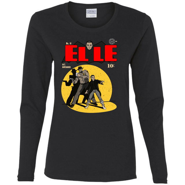 T-Shirts Black / S Elle N11 Women's Long Sleeve T-Shirt