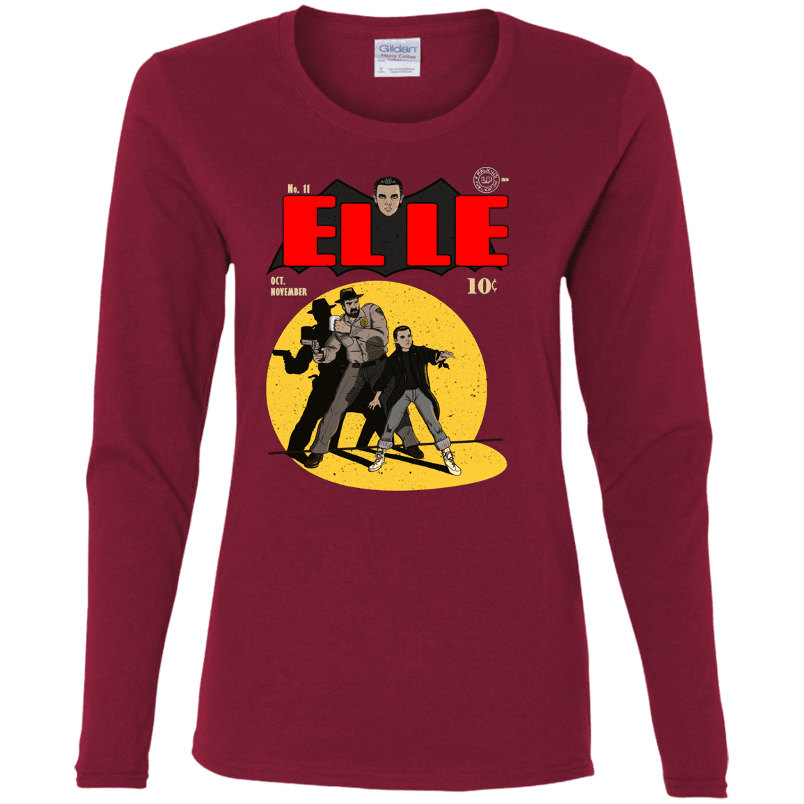 T-Shirts Cardinal / S Elle N11 Women's Long Sleeve T-Shirt