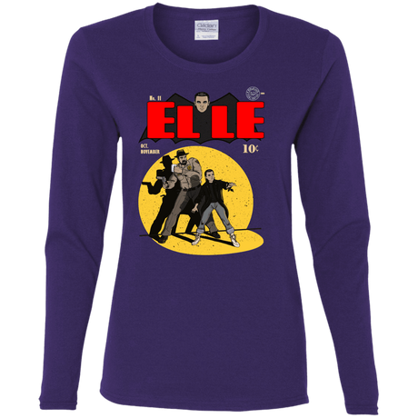 T-Shirts Purple / S Elle N11 Women's Long Sleeve T-Shirt