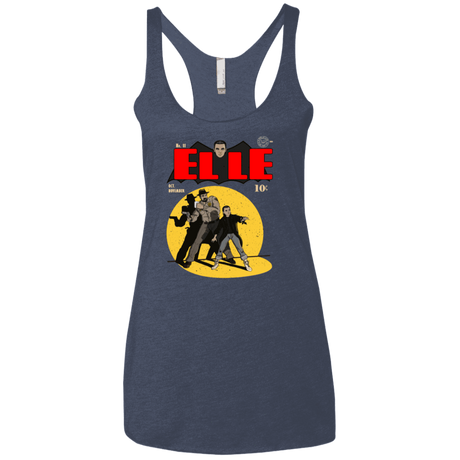 T-Shirts Vintage Navy / X-Small Elle N11 Women's Triblend Racerback Tank