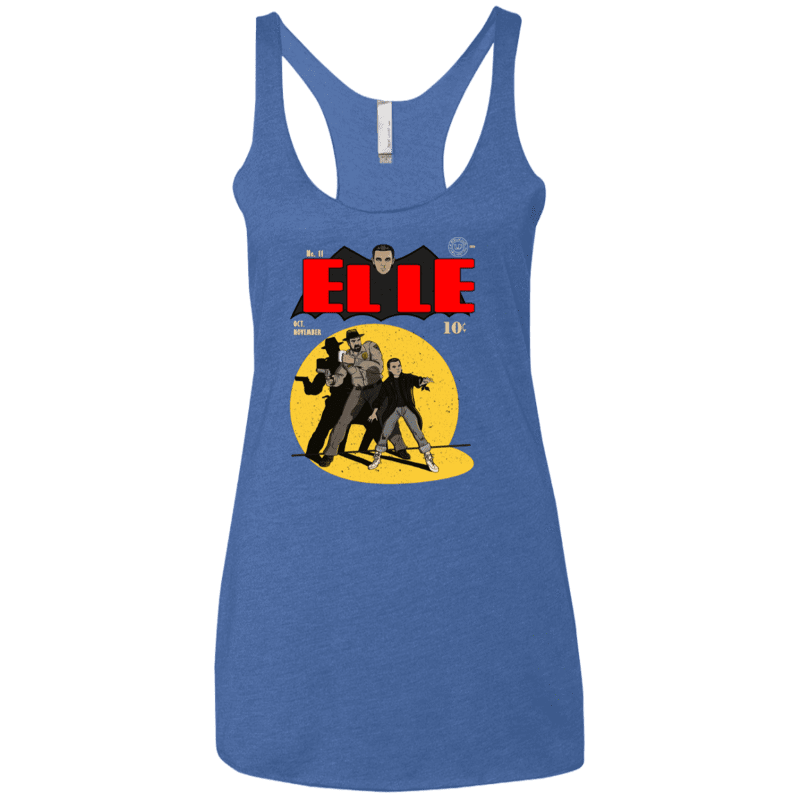 T-Shirts Vintage Royal / X-Small Elle N11 Women's Triblend Racerback Tank