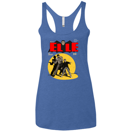 T-Shirts Vintage Royal / X-Small Elle N11 Women's Triblend Racerback Tank