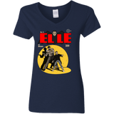 T-Shirts Navy / S Elle N11 Women's V-Neck T-Shirt