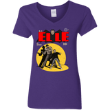 T-Shirts Purple / S Elle N11 Women's V-Neck T-Shirt