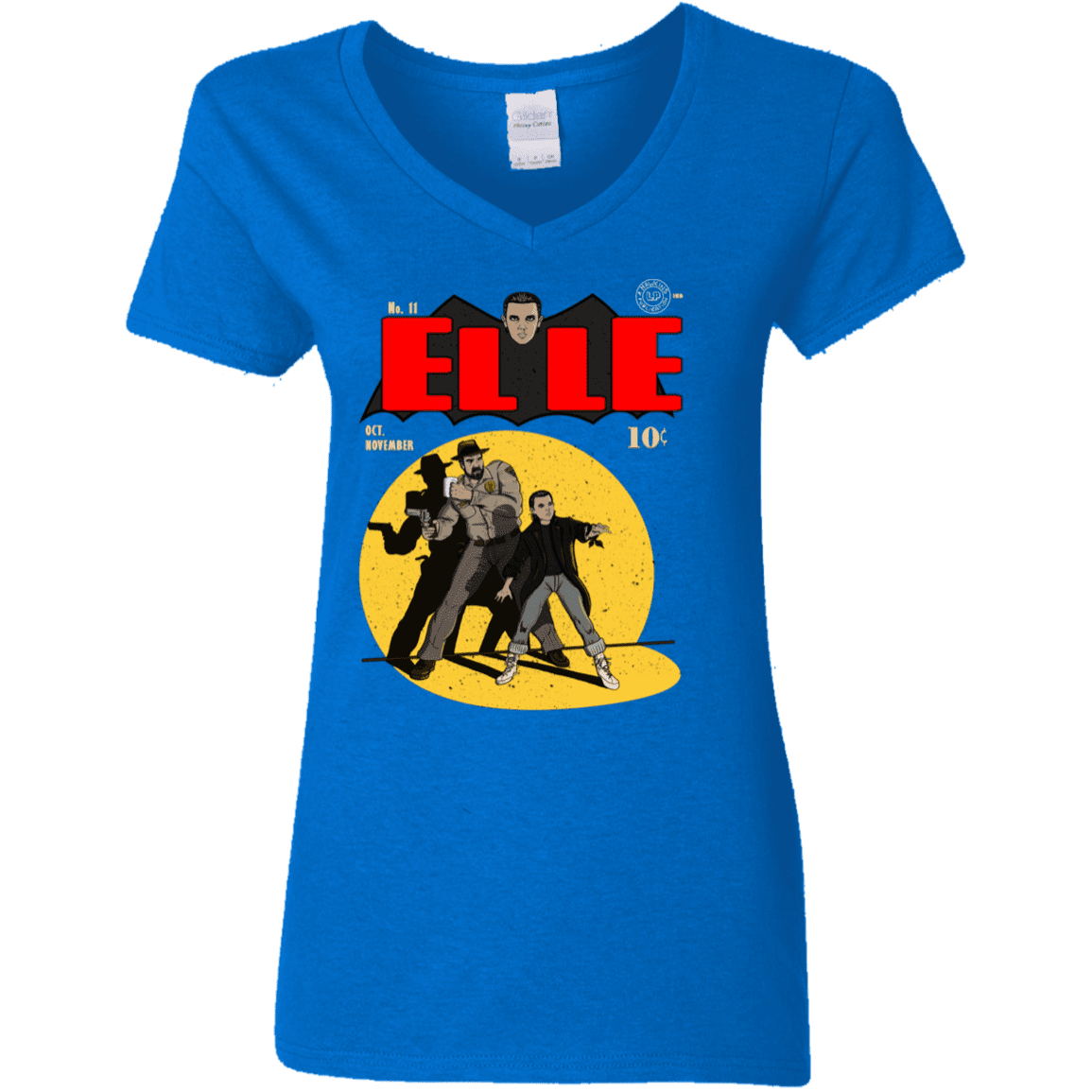 T-Shirts Royal / S Elle N11 Women's V-Neck T-Shirt