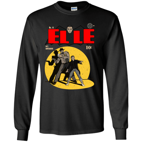 T-Shirts Black / YS Elle N11 Youth Long Sleeve T-Shirt