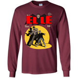 T-Shirts Maroon / YS Elle N11 Youth Long Sleeve T-Shirt