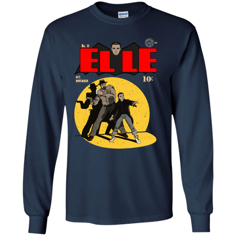 T-Shirts Navy / YS Elle N11 Youth Long Sleeve T-Shirt