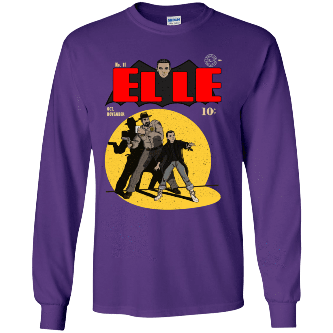 T-Shirts Purple / YS Elle N11 Youth Long Sleeve T-Shirt