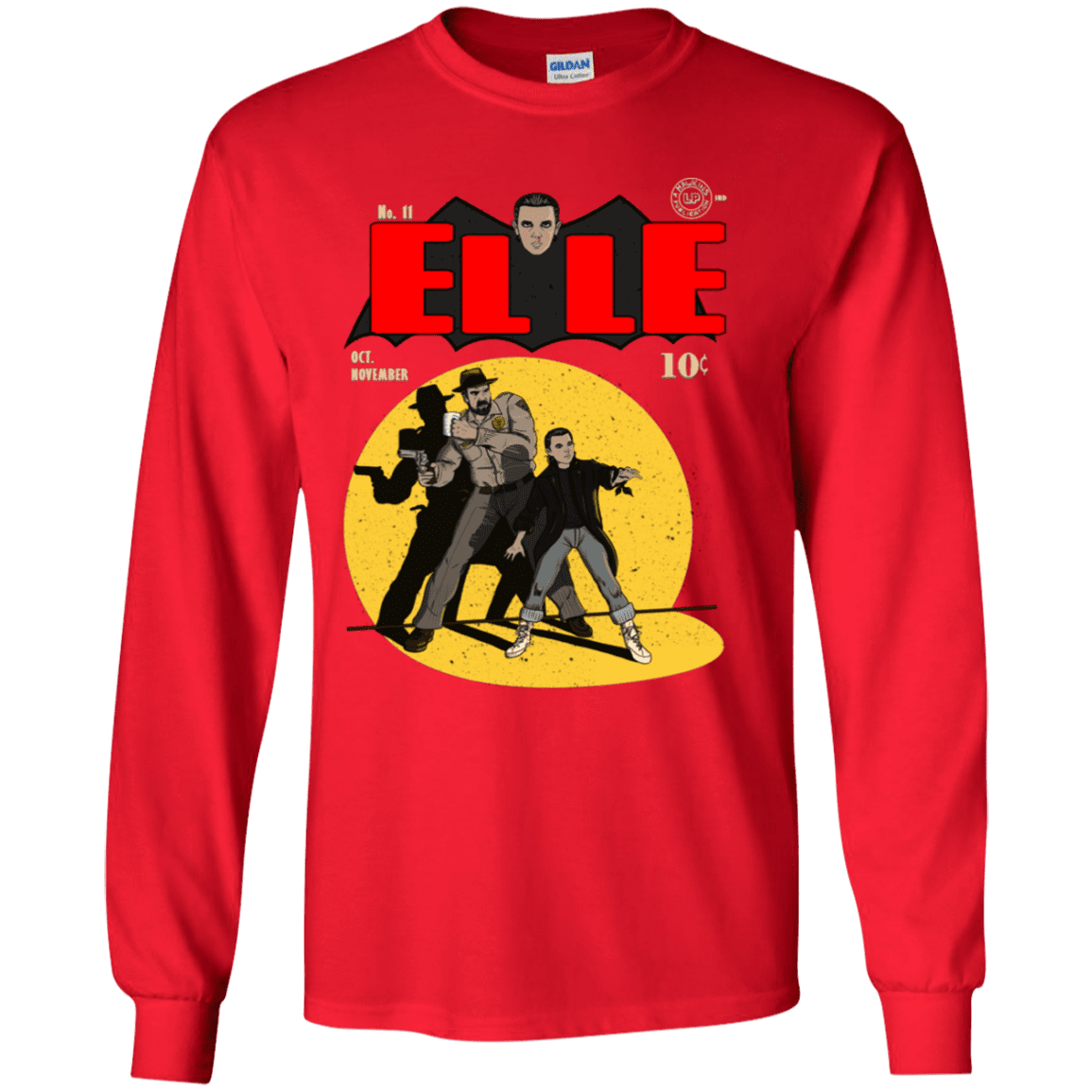 T-Shirts Red / YS Elle N11 Youth Long Sleeve T-Shirt