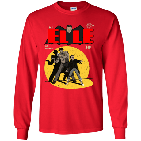 T-Shirts Red / YS Elle N11 Youth Long Sleeve T-Shirt