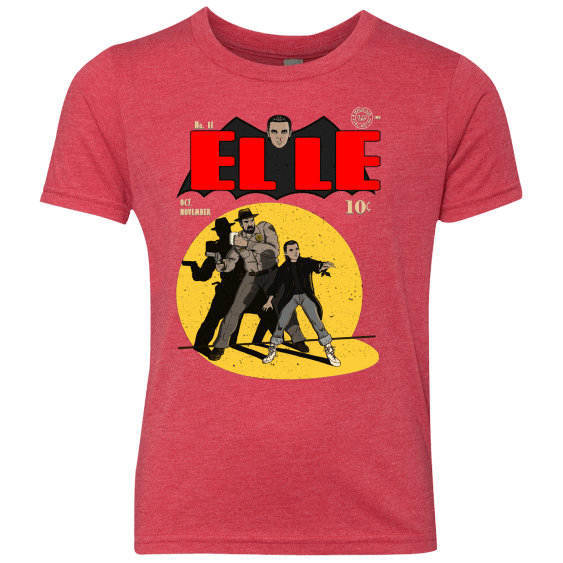 T-Shirts Vintage Red / YXS Elle N11 Youth Triblend T-Shirt