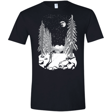 T-Shirts Black / X-Small Ellie's Hunt Men's Semi-Fitted Softstyle