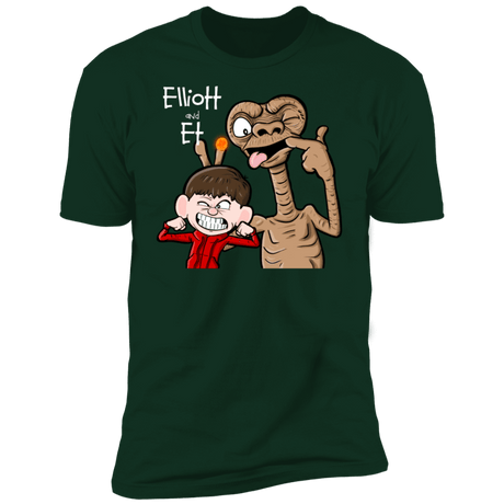 T-Shirts Forest Green / S Elliot And ET Men's Premium T-Shirt