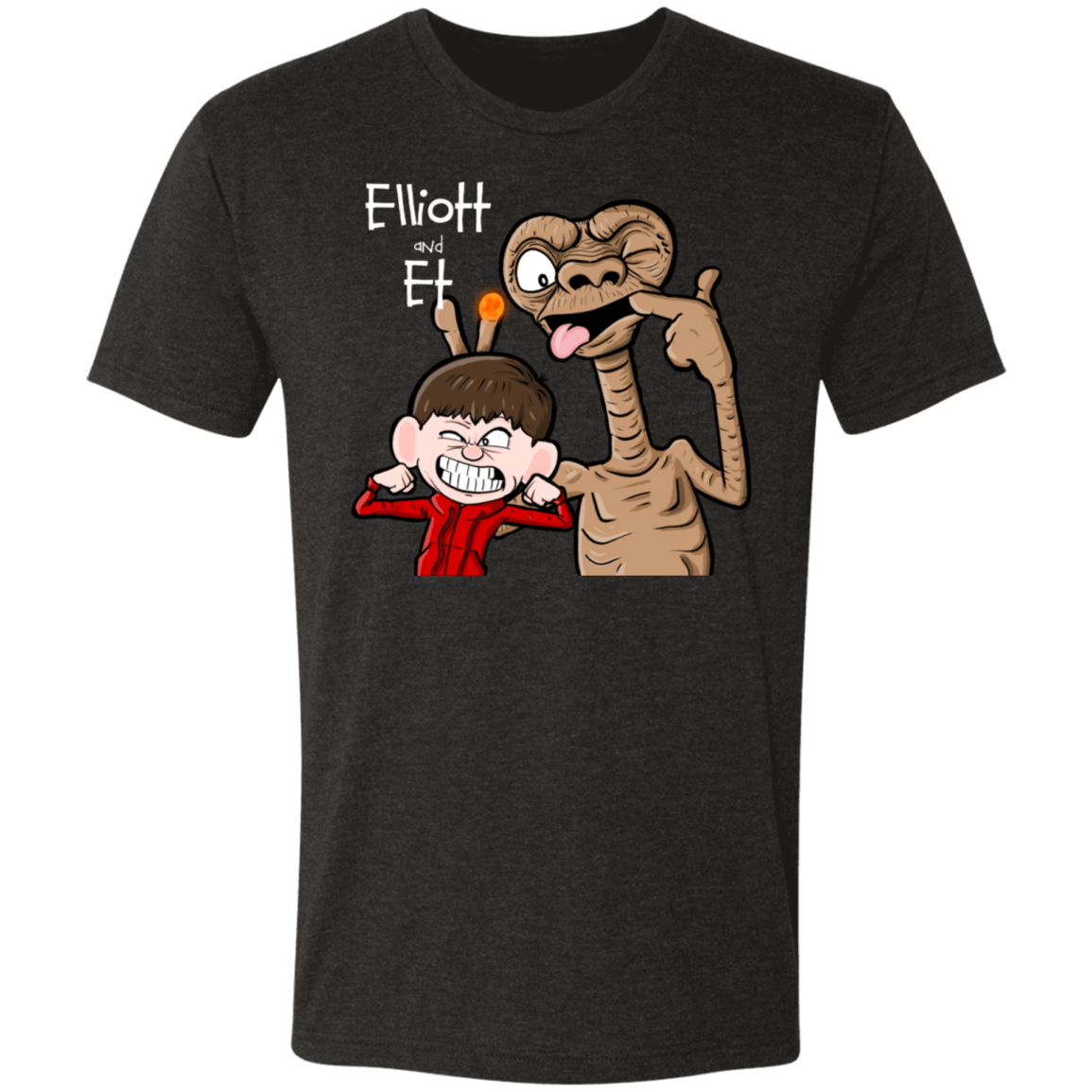 T-Shirts Vintage Black / S Elliot And ET Men's Triblend T-Shirt