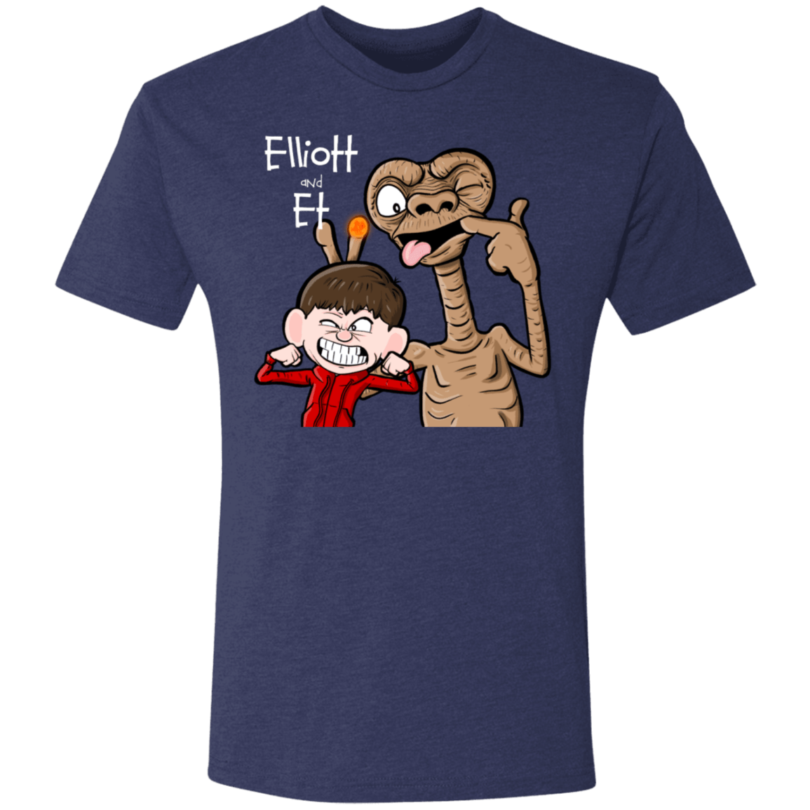 T-Shirts Vintage Navy / S Elliot And ET Men's Triblend T-Shirt