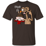 T-Shirts Dark Chocolate / S Elliot And ET T-Shirt