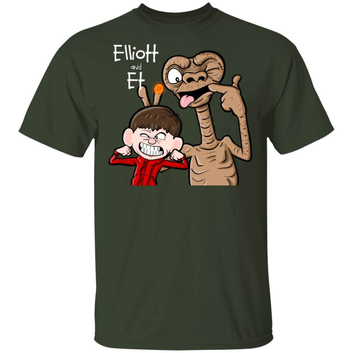 T-Shirts Forest / S Elliot And ET T-Shirt