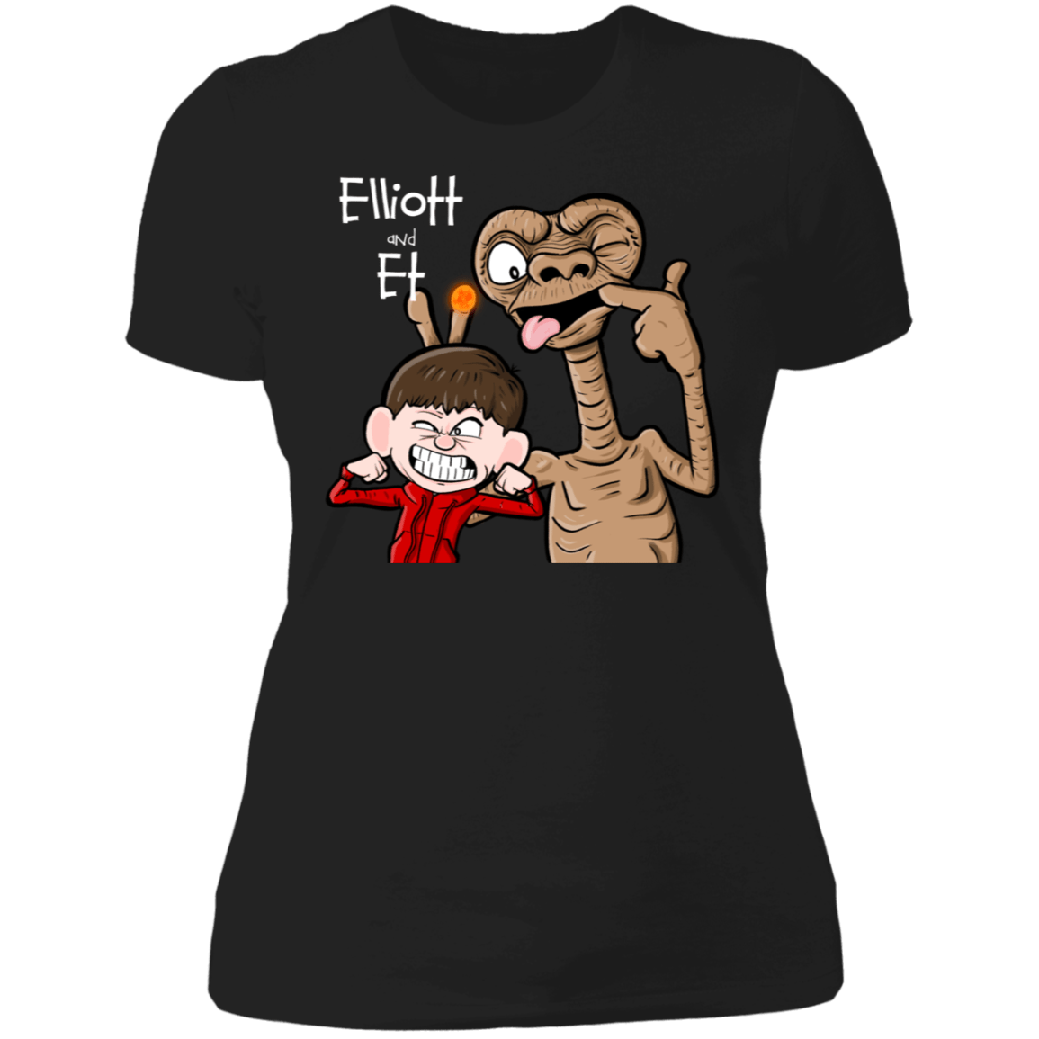 T-Shirts Black / S Elliot And ET Women's Premium T-Shirt