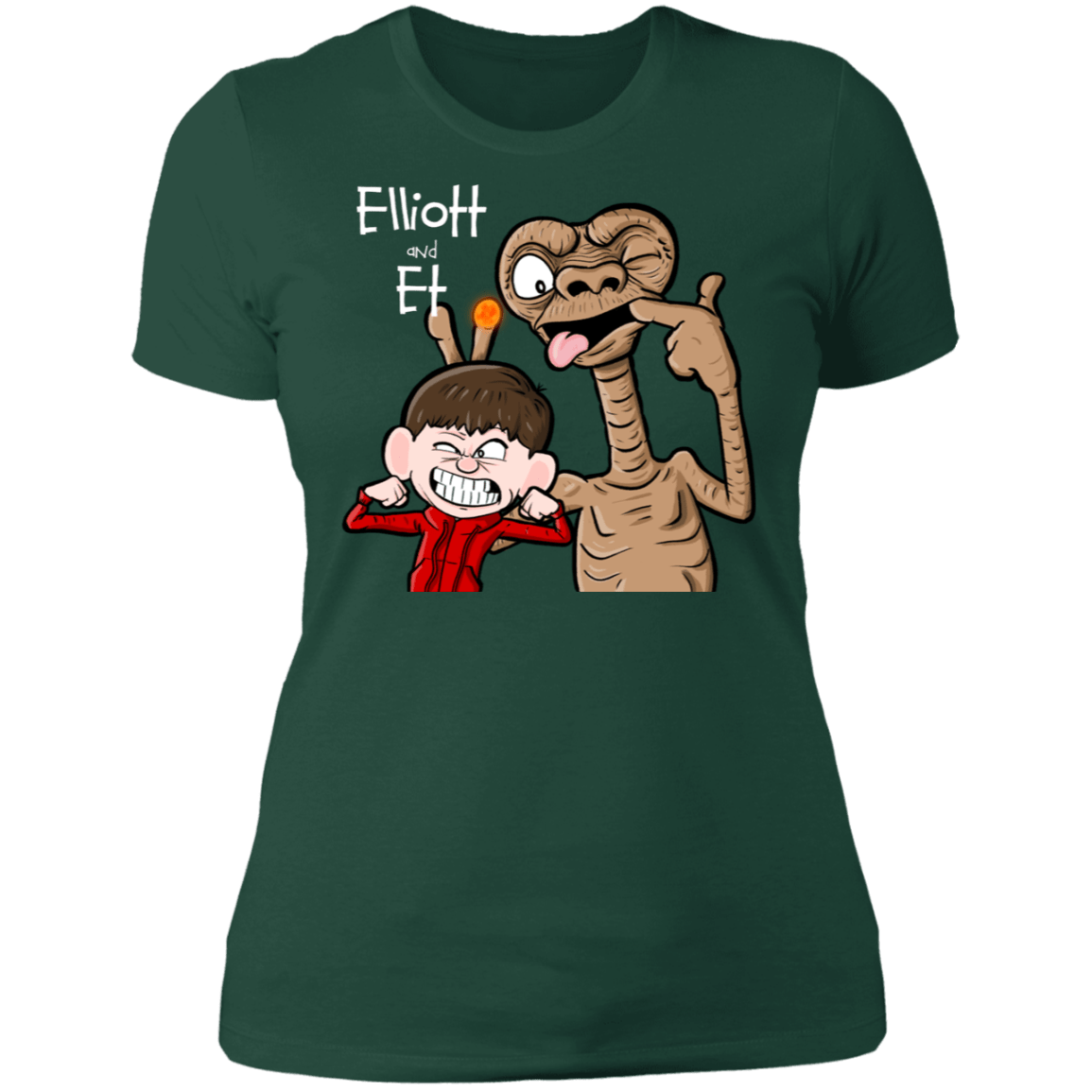 T-Shirts Forest Green / S Elliot And ET Women's Premium T-Shirt