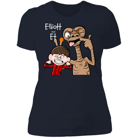 T-Shirts Midnight Navy / S Elliot And ET Women's Premium T-Shirt