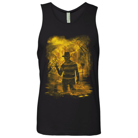 T-Shirts Black / Small Elm Street Storm Orange Men's Premium Tank Top