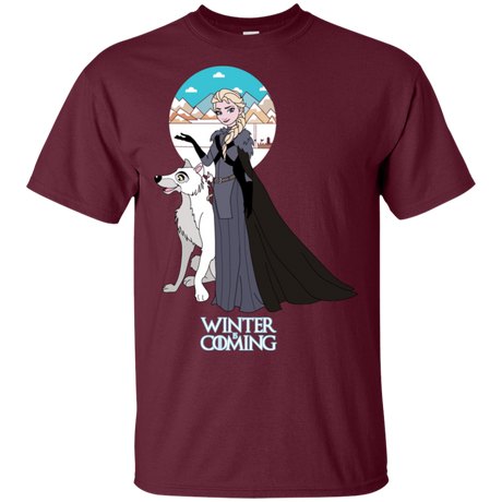 T-Shirts Maroon / S Elsa is Coming T-Shirt
