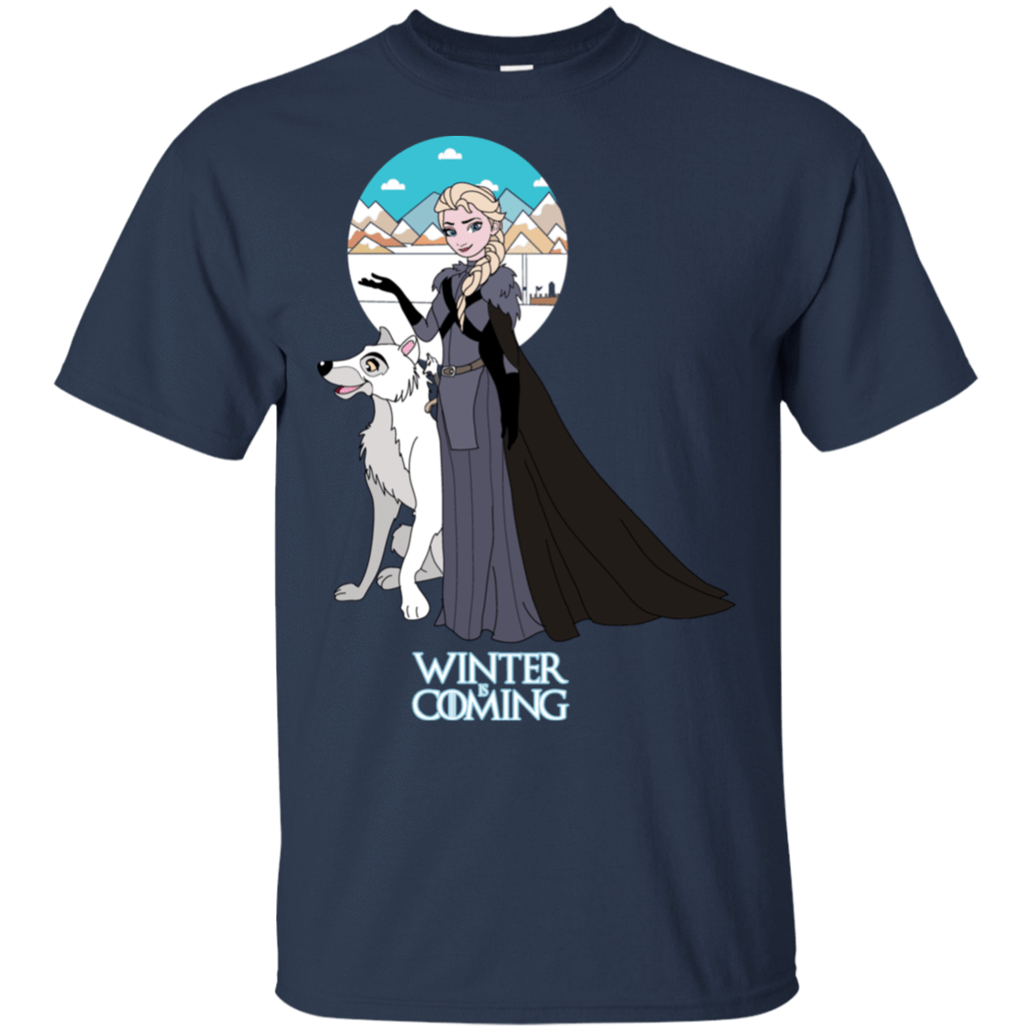 T-Shirts Navy / S Elsa is Coming T-Shirt