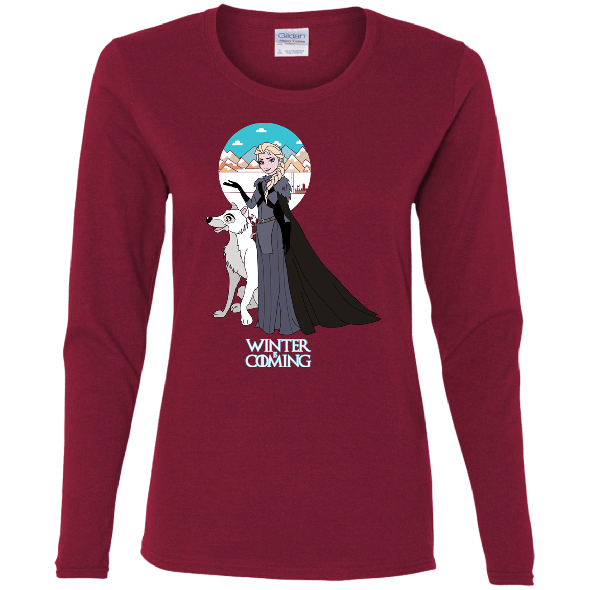 T-Shirts Cardinal / S Elsa is Coming Women's Long Sleeve T-Shirt