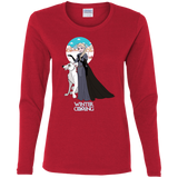 T-Shirts Red / S Elsa is Coming Women's Long Sleeve T-Shirt