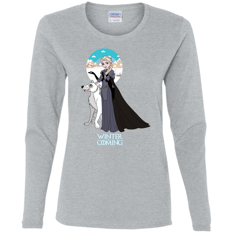 T-Shirts Sport Grey / S Elsa is Coming Women's Long Sleeve T-Shirt