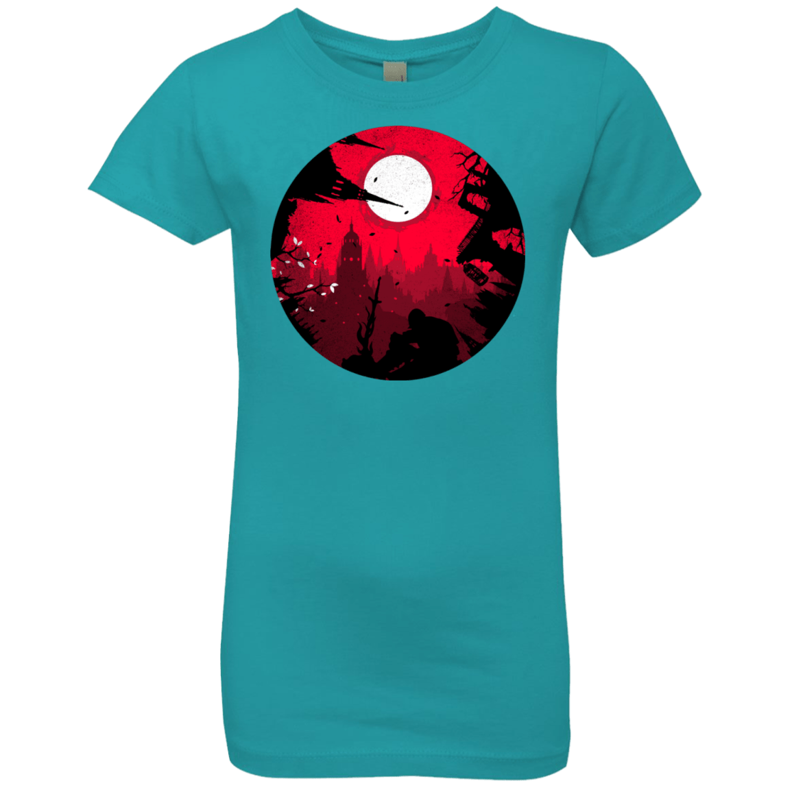 T-Shirts Tahiti Blue / YXS Embrace the Darkness Girls Premium T-Shirt