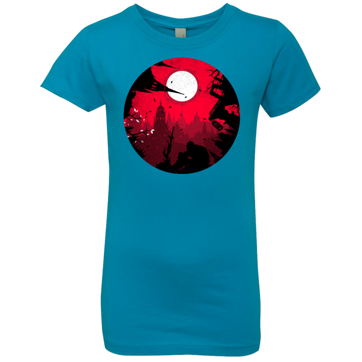 T-Shirts Turquoise / YXS Embrace the Darkness Girls Premium T-Shirt