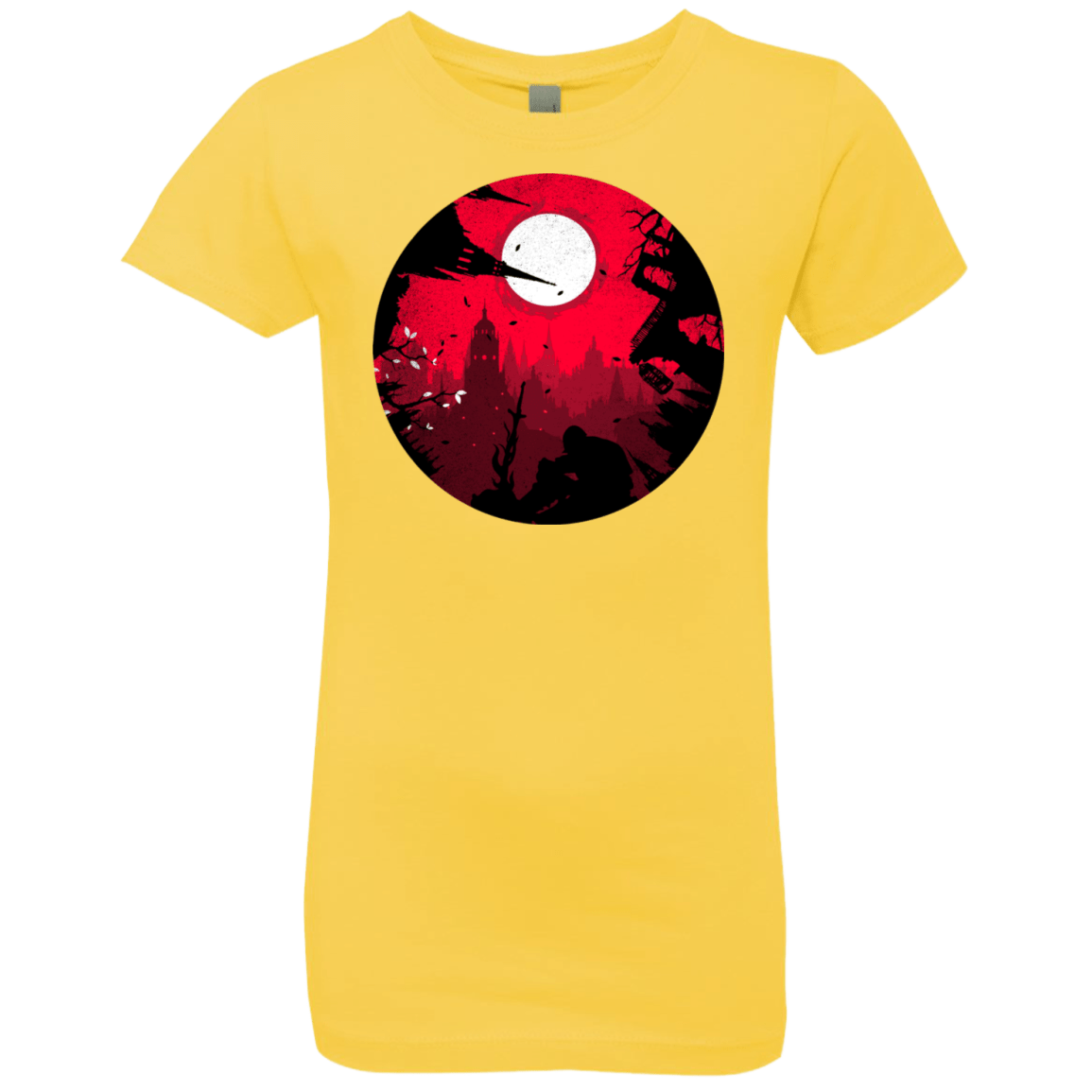 T-Shirts Vibrant Yellow / YXS Embrace the Darkness Girls Premium T-Shirt