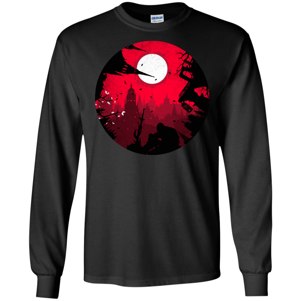 T-Shirts Black / S Embrace the Darkness Men's Long Sleeve T-Shirt